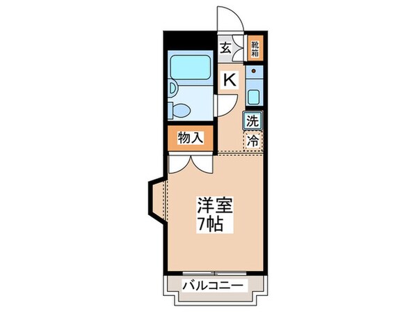 ファミ－ユ・たまの物件間取画像